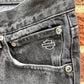Vintage Harley Davidson Jeans Black Denim (34x33) Y2K