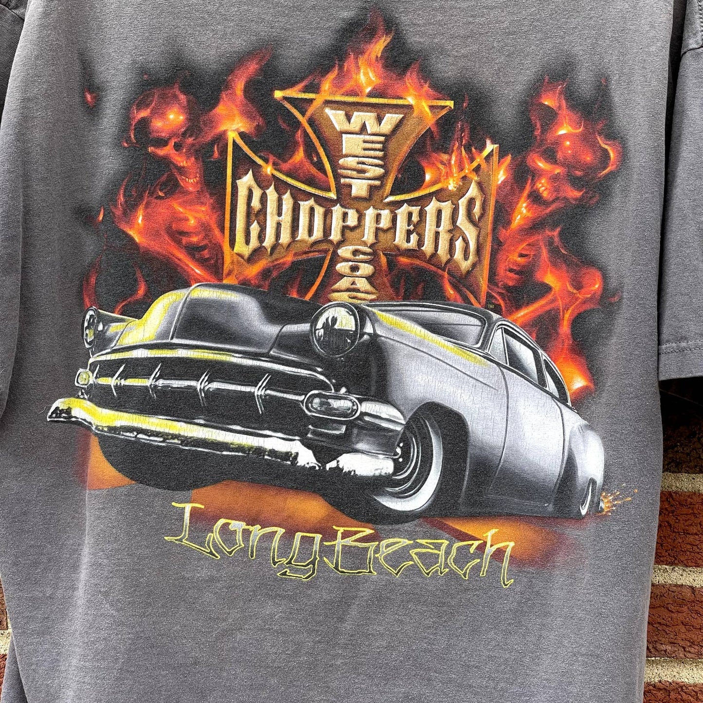 Vintage West Coast Choppers Lowrider Shirt Size XL Jesses James