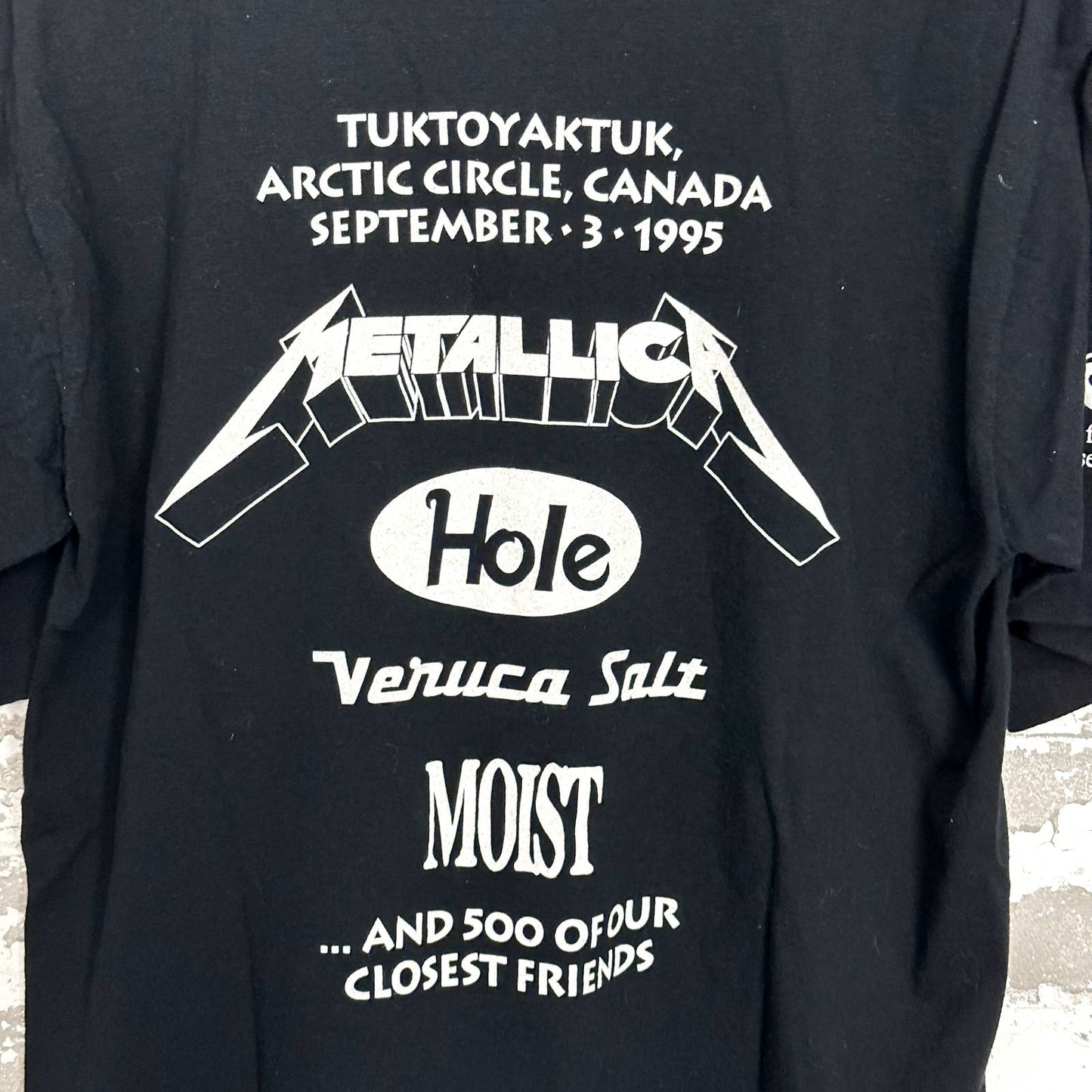 Vintage Music Festival Shirt Metallica Hole 90s Molson Ice Large